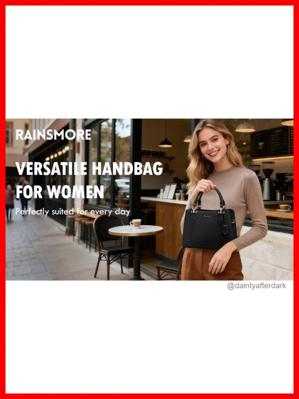 Waterproof Satchel Handbag Women Top-Handle Crossbody Faux Leather
